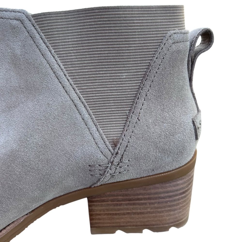 Sorel Women's Cate Water Resistant Lug Sole Chelsea Booties Size 9 Taupe - Picture 11 of 13